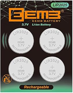 4PCS EEMB LIR2025H Rechargeable Battery 3.7V Lithium-ion Coin Button Cell Batteries 45mAh