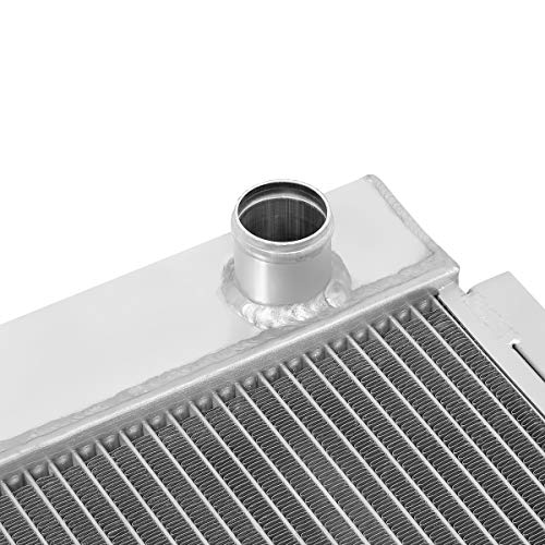 Dna Motoring Ra-Fm64-3 Aluminum Racing Radiator,Metallic #TOP2