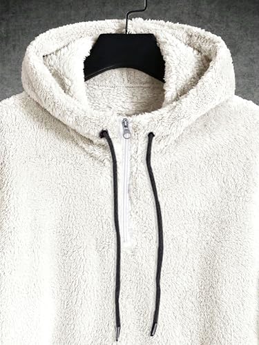 Noble Monk Men's Full Sleeve Sherpa Fur Hooded Sweatshirt - Image 4