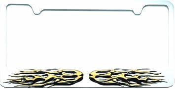 Bully WL210-CG Flame License Plate Frame