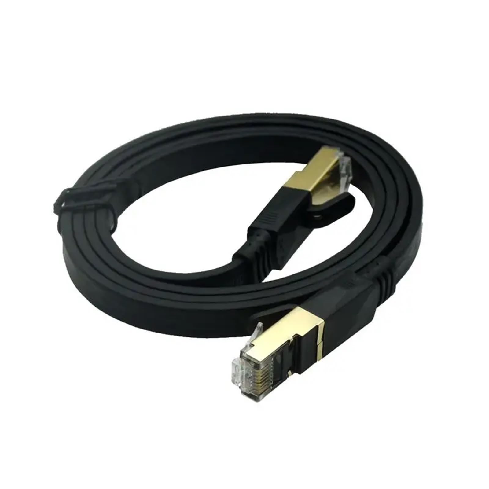 Kabel Ethernet Cat8 STTP 40 Gb/s 2000 MHz Cat 8 RJ45, kabel sieciowy LAN, Patch for RJ Modem Internet RJ 45, płaski kabel Ethernet (2 m)