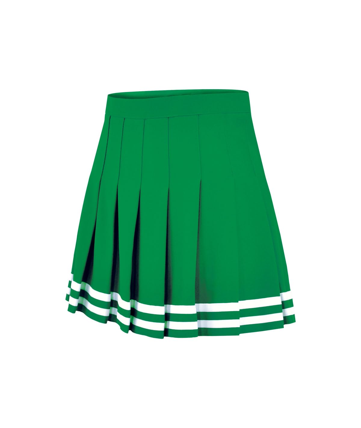 Chasse Women's Classic Double Knit Knife-Pleated Cheer Skirt – Traditional Pleated Uniform Skirt with Back Zipper