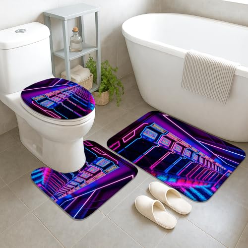 Rideau de douche imperméable contre les éclaboussures style arcade - 6