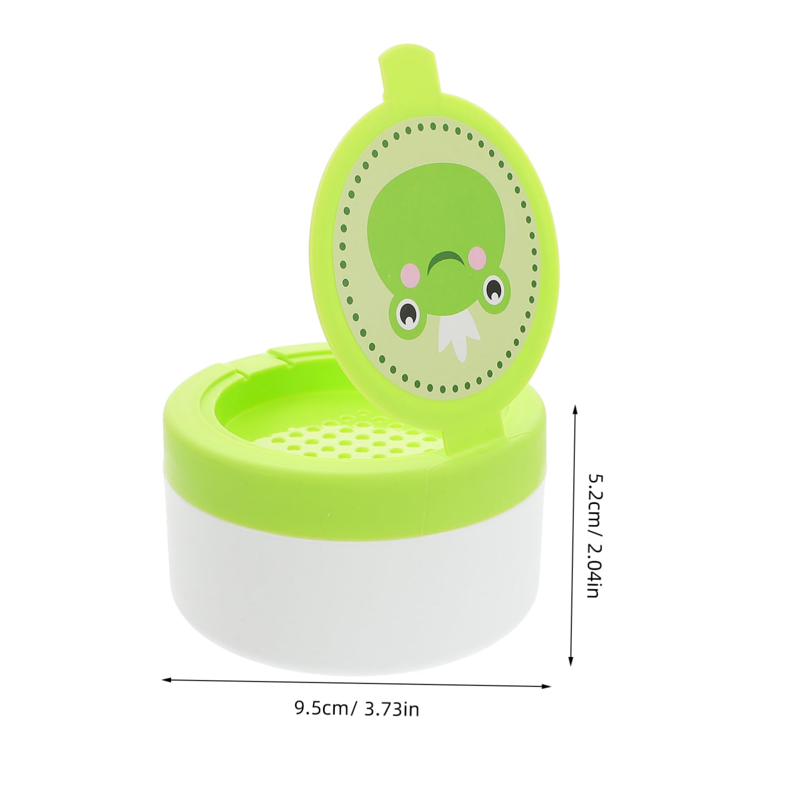 MERRYHAPY Talcum Powder Puff and Storage Box Newborn for Body Face Easy Application Portable Design