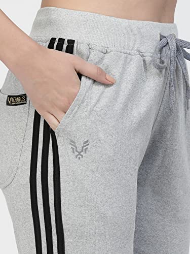 Image of UZARUS Women's Joggers Stretchable Pants | Slim Fit Casual Joggers for Women | Straight Relaxed Fit | Gym Pants