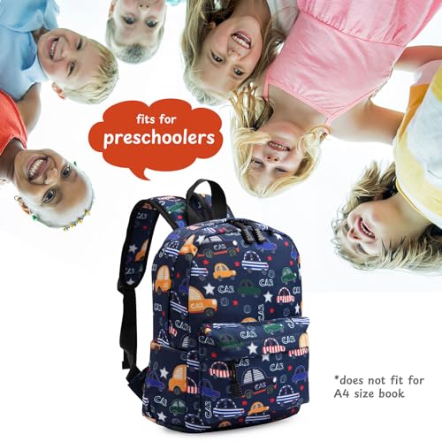 Image of Zicac Toddler Backpack for Boys Girls 12 inch Mini Kids Backpack for School & Travel, Preschool Kindergarten Cartoon Daypack