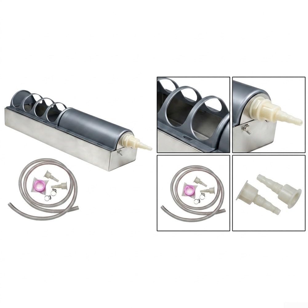 Abbeveratoio Acciaio Auto 40cm Anti-Spreco Polli Abbeveratoio(60cm)