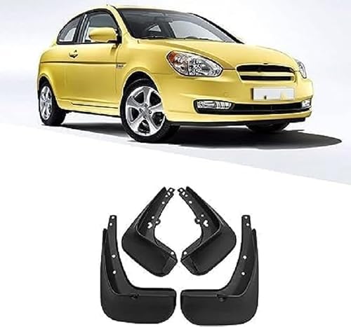 ZanLIn Car mudguard suitable for Hyundai Accent 2011-2014, Mud Flaps Splash Guards Replacement Decorative Mudguard Wheel Baffle Protection