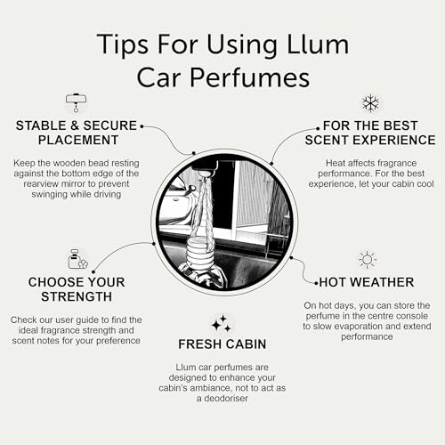 Llum Store Llum Amber Vanilla Hanging Car Air Freshener - Image 7
