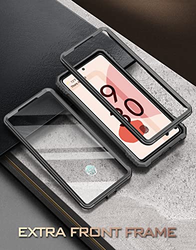 Coque Pixel 6 protégeant l'écran sans bloquer l'empreinte digitale