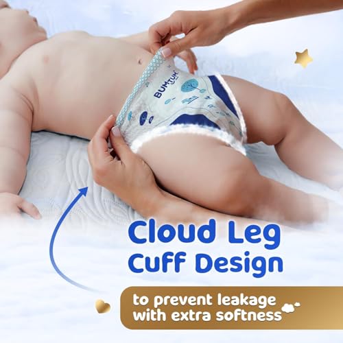 Image of Bumtum Baby Diaper Pants, XL Size 24 Count, Double Layer Leakage Protection Infused With Aloe Vera, Cottony Soft High Absorb Technology (Pack of 1)
