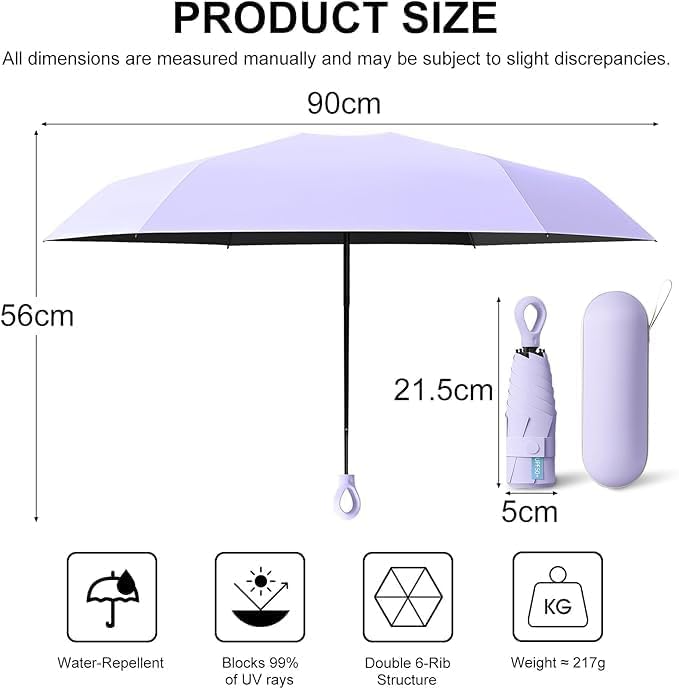 Image of Zemic Umbrella, UV Big Size Umbrella for Sun Protection Rain Windproof Strong Large 3 Fold For Men Women Kids Boys Girls Perfect & Stylish Windproof & Compact''