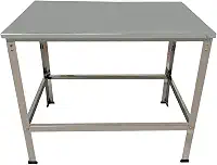 LAURINDOS, Mesa Industrial Inox 94x57x80 Suporte Multiuso Reforçada