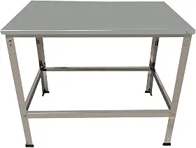 LAURINDOS, Mesa Industrial Inox 94x57x80 Suporte Multiuso Reforçada