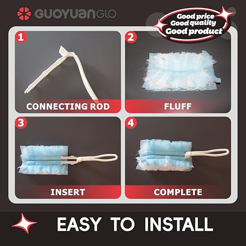 Image of Disposable Dusters for S wiffer Cleaning Multi-Surface Dusters Refills Heavy Duty Duster Kit(40Counts+2Handle)