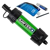 Hochleistungs-Wasserfilter, die auf die Handfläche pass; wiegt nur 56g; integrierter 0.1 Mikron absolute Hohlfasermembran-Filter