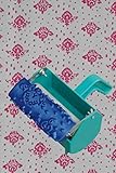 Bueer 5" Patterned Paint Roller Decorative Soft Rubber Roller With Single Color Painting Machine For