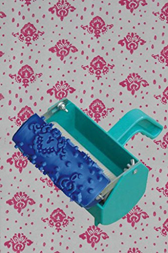 Bueer 5" Patterned Paint Roller Decorative Soft Rubber Roller With Single Color Painting Machine For Creating Ideas On Paint Patterns, Borders, Wall Decals And Decorative Stickers (Flowers) #TOP4