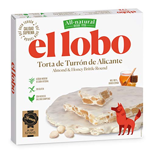 EL LOBO torta turrón de alicante estuche 200 gr