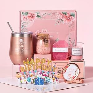 Birthday Gifts for Women, Best Friend Birthday Gifts Unique, Valentines Day Gifts for Her Wife Mom Sister Friendship, 40th 50th Happy Birthday Spa Gifts for Women Who Have Everything, Thank You Gifts