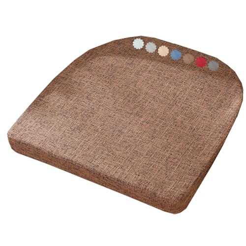 uyeoco Cojin Silla Cojines Sillas Comedor Ovalados Almohadillas para Sillas De Comedor con Lazos Cojines Terraza Cojin Silla Exterior Cojines Sillas Comedor En Forma(#1)