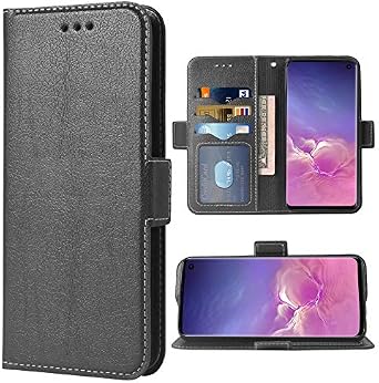 Wallet Case for Samsung Galaxy S10 Women Men Black