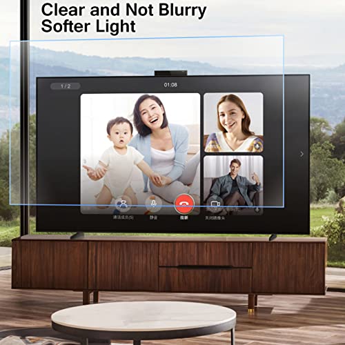 Film protecteur d'écran de télévision anti-fatigue oculaire et anti-UV pour écran de 55"
