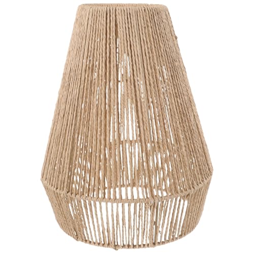 Abat-jour suspension retro en corde pour une ambiance de salon cocooning