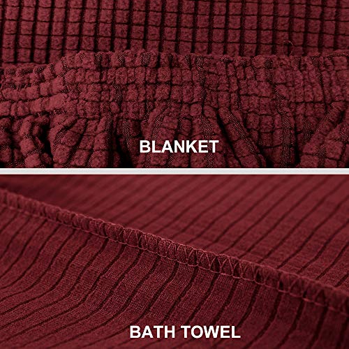 image for NORTHERN BROTHERS Chair Covers for Dining Room Set of 4 Stretchy Dinin