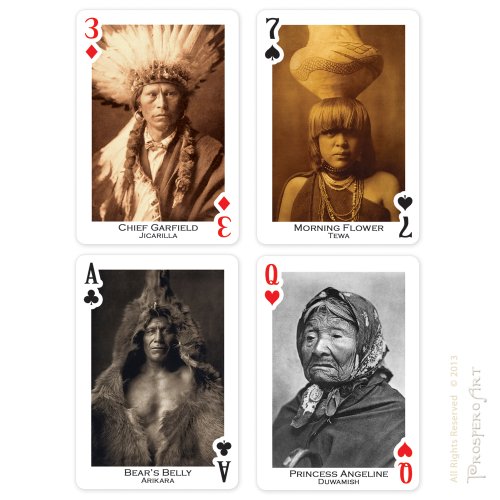 Baraja de Cartas Nativas Americanas Edward Curtis miniatura 3