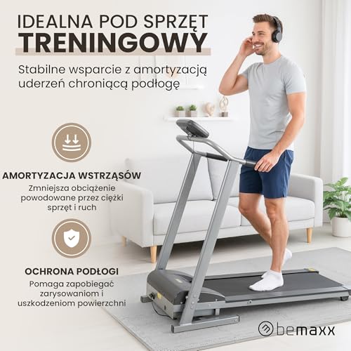 bemaxx Mata Ochronna Na Podłogę Fitness - Sportowa Fitness Gimnastyczna