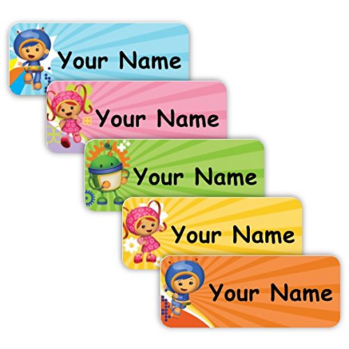 Team Umizoomi™ Theme Oliver's Labels Special Edition Original Labels, Durable Personalized Name Labels & Tags