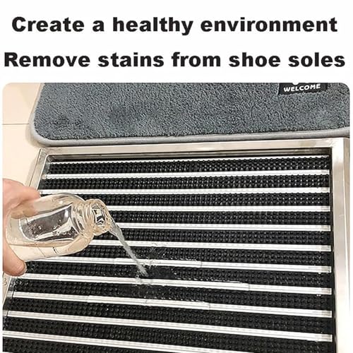 Tapis de sol désinfectant antitache avec base antidérapante