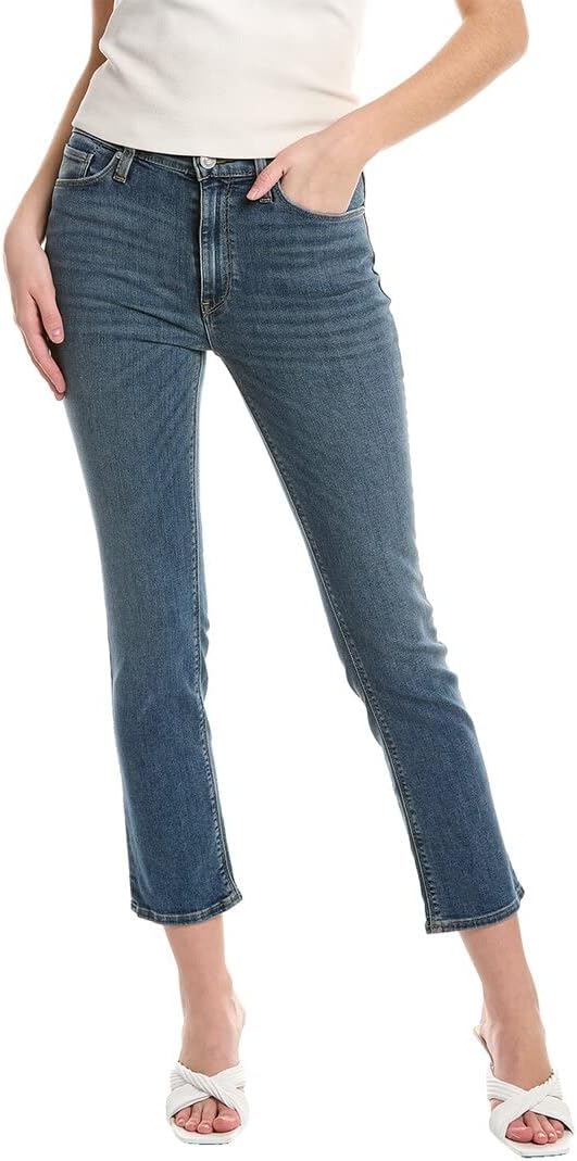 hudson womens barbara high rise, super skinny ankle jean 24 omega