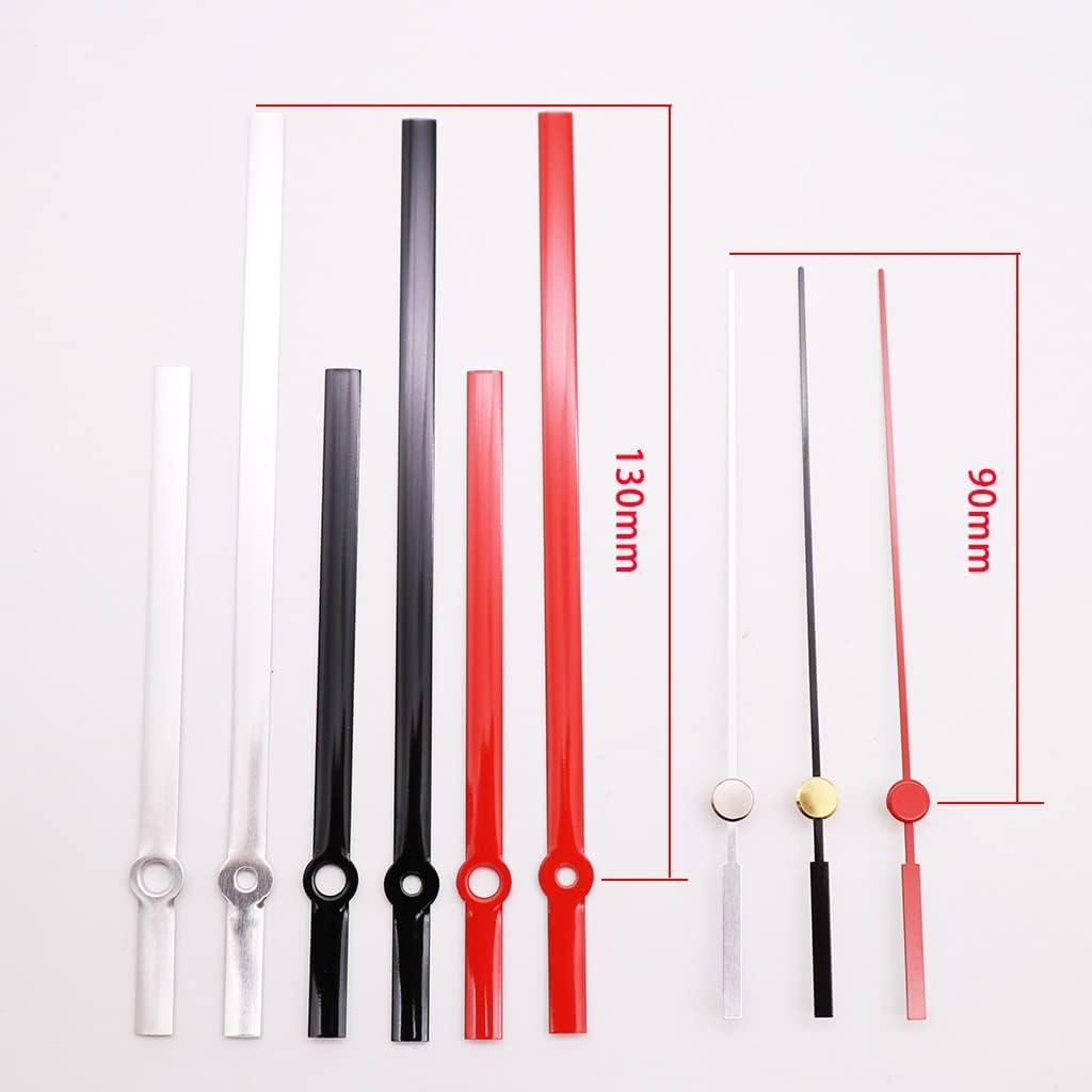 Quartz Wall Clock Movement Mechanism with Hands Silent Battery Operated Repair(E)