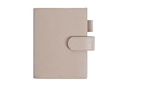 Premium Protective Leather Cover for A6 Pocket Notebooks, Planners, and Journals
