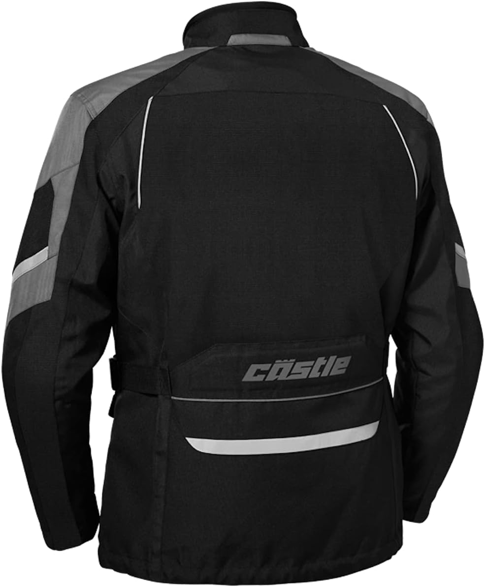 Castle Mission Air Men's Motorcycle Jacket Dark Gray Small