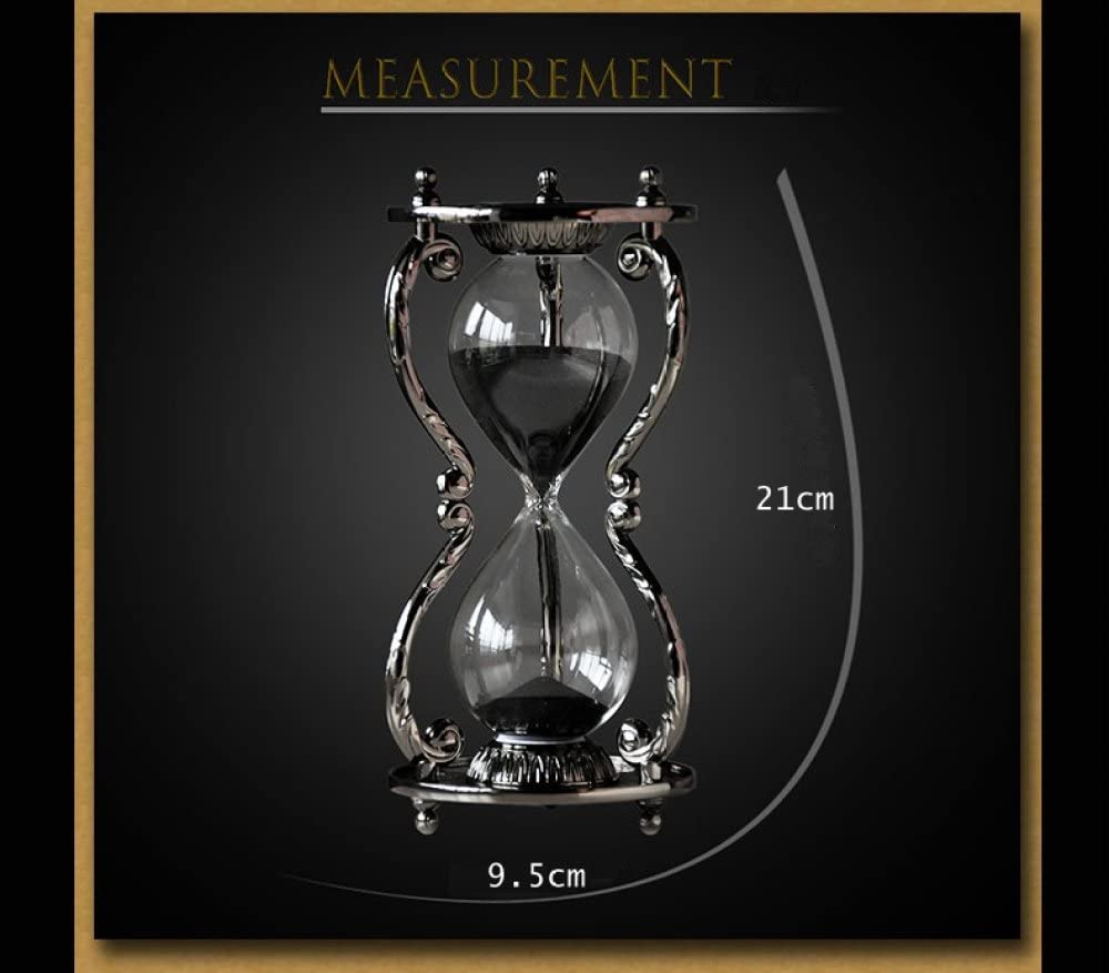 Zwölf Konstellationen Sanduhr aus Metall 30-Minuten-Timer Kreative Dekorationen Heimdekoration, Waage
