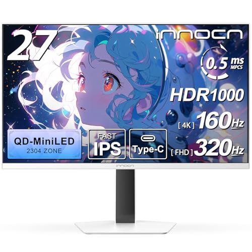 INNOCN 27インチ 4K Mini LEDモニター Amazon.co.jp: INNOCN 27インチ 4K ミニLEDモニター 3840x2160 UHD
