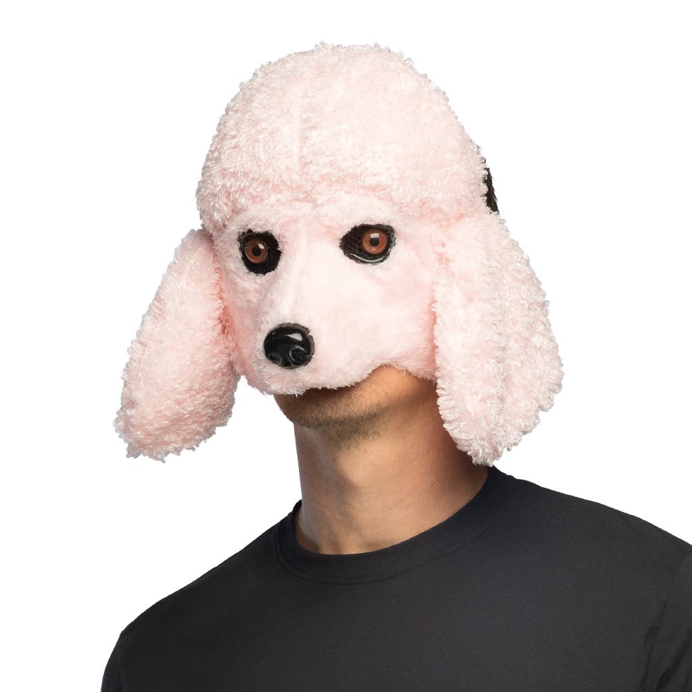 Boland Plush Animal Mask for Adults, Comfortable Fit, Half Mask for Costumes, Carnival, Theme Party or Halloween