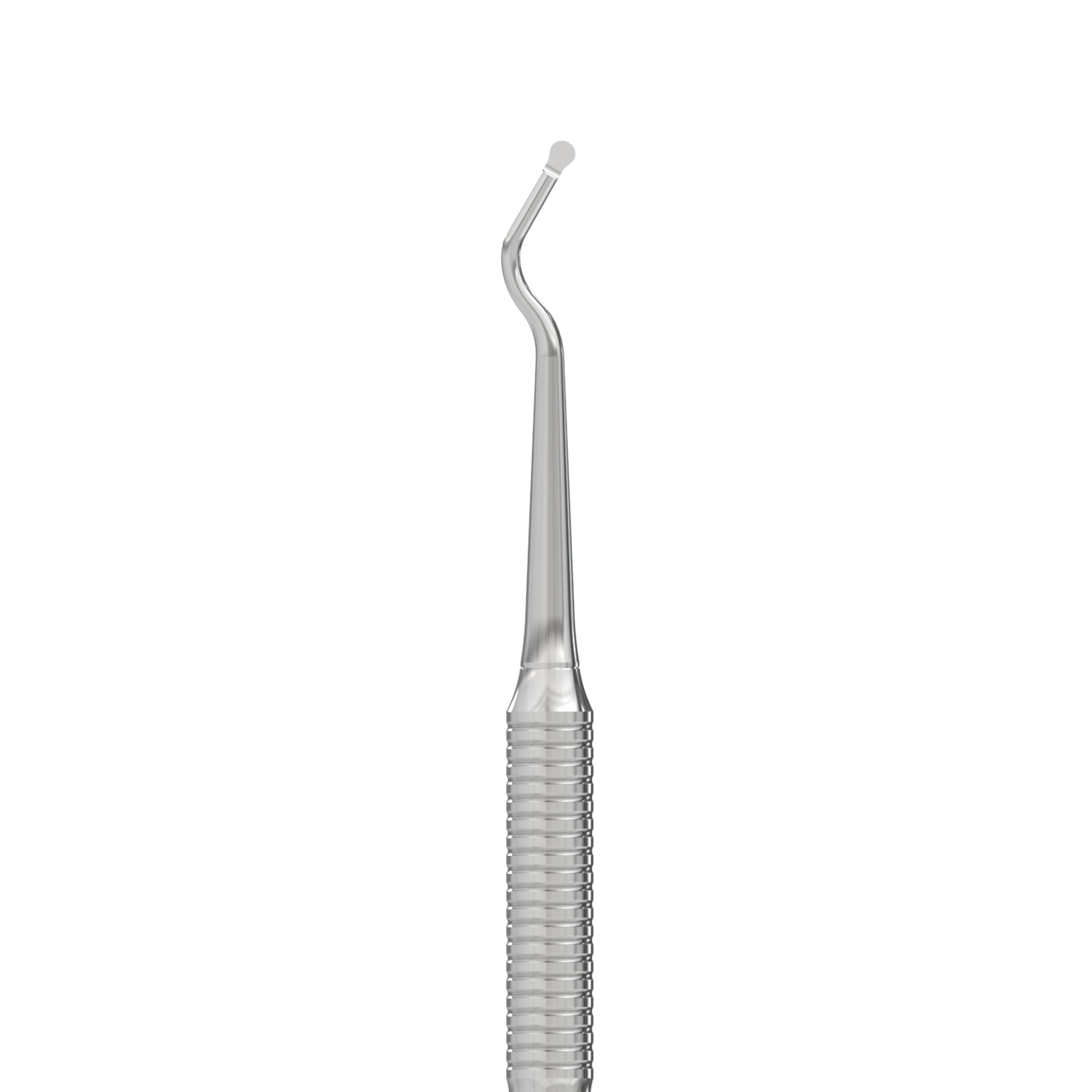 STALEKS PRO by Natury Nails Pusher per pedicure, curetta a due punte: semi-sfera + becco, acciaio inox AISI 420, Expert (PE-20/1)
