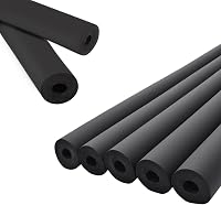 CZXNBI 3/4" EPDM Pipe Insulation Foam Tube - 6Ft Thick 3/8" Wall for AC Lines, Guitar Stands, Gym Handles & Roof Racks - Black