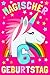 Produktbild Magischer 6. Geburtstag: Notizbuch & Skizzenbuch Journal für 6-Jährige Mädchen und Jungen / 100 Seiten / 6x9 Einzigartiges B-Tagebuch / Rosa ... Regenbogen und Sterne Hülle / Geschenk