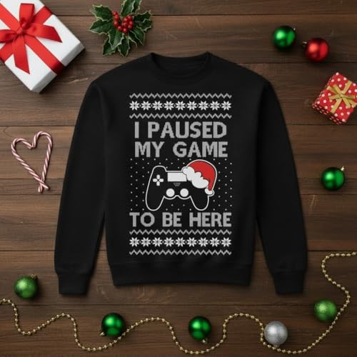 Tstars Gamer Retro Ugly Christmas Sweater Xmas Party Youth Kids Sweatshirt | Soft Fleece Gamer Sweatshirt; Great For Christmas, Ugly Sweater Party, Gamer Kids, Boys Girls Xmas Gift 7 Tstars Gamer Retro Ugly Christmas Sweater Xmas Party Youth Kids Sweatshirt | Soft Fleece Gamer Sweatshirt; Great For Christmas, Ugly Sweater Party, Gamer Kids, Boys Girls Xmas Gift - Image 8