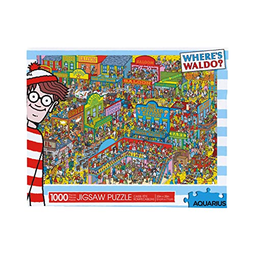 Where's Waldo Wild Wild West - Rompecabezas de 1000 Piezas