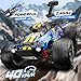 Rhybor 1:16 Scale RC Cars for Adult, Remote Control Car Fast 40KPH Hobby RC Cars for Boys Age 8+, 4x4 All Terrain Off-Road RC Truck for Kids with 2.4 GHz Remote Control 2 Rechargeable Batteries