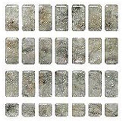 Artscape Jazz Murano Medley Tile 1" X 2"