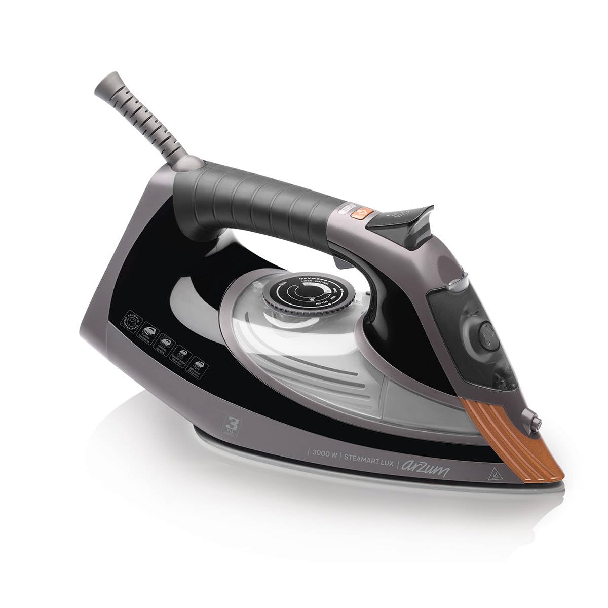 Arzum AR693 Steamart Lux Buharlı Ütü - Siyah