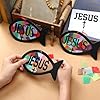 Sinload 24 Sets Faith Fish Craft Kit DIY Christian Jesus Fish Craft Religious Cross Tissue Paper Hanging Ornament for Home Church Bible Activities #3