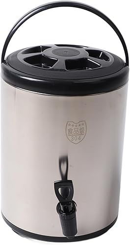 Dispensador de bebidas aislado, dispensador de bebidas frías y calientes, dispensador de bebidas frías y calientes de acero inoxidable 304,